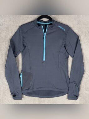 Norrona Bitihorn Equaliser Zip Neck Women's Medium Polartec Fleece Navy Outdoor